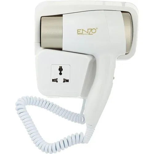 مجفف الشعر الجداري ENZO (1500 واط) – راحة وفخامة الفنادق في حمامك!